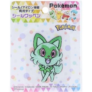 BNIB Japan 6cm Pokemon Official Sticker/ Iron On Patch Pokemon Sprigatito